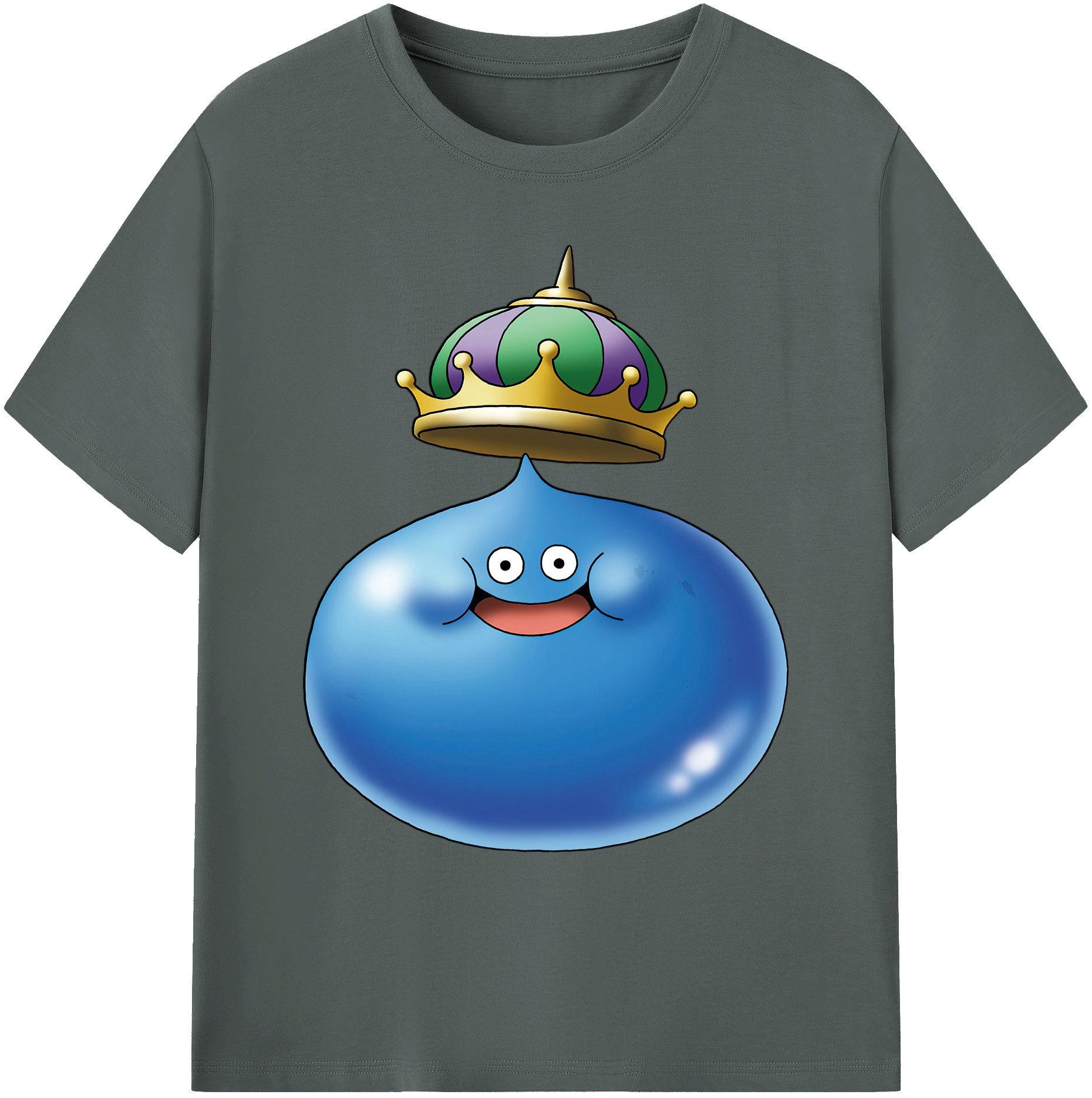 （画像用） ドラゴンクエスト Doragon Kuesuto Dragon Quest 綿100％ メンズ半袖Tシャツ｜肌触りやわらか＆通気性